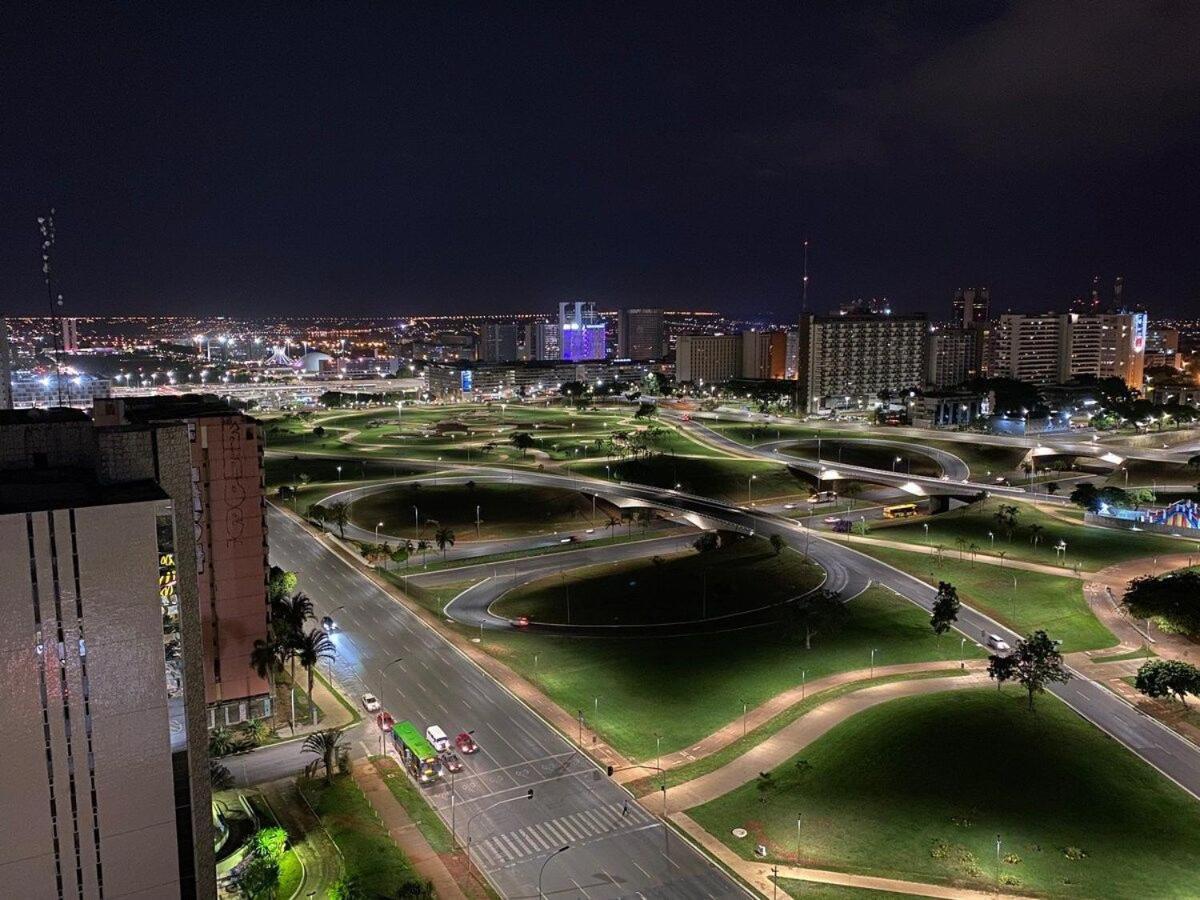 Flat Encantador No 11º Com Vista Pra Torre De Tv Brasília Exterior photo
