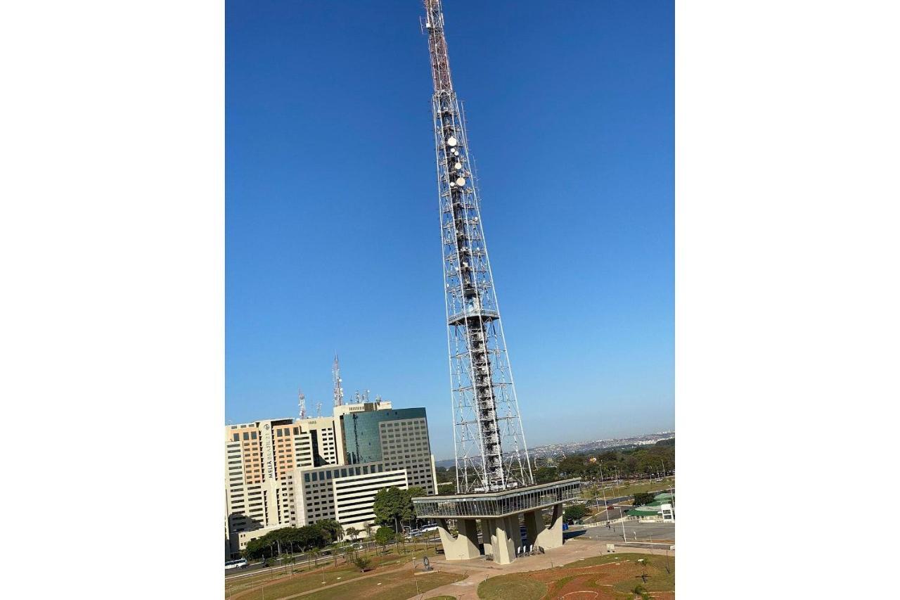 Flat Encantador No 11º Com Vista Pra Torre De Tv Brasília Exterior photo